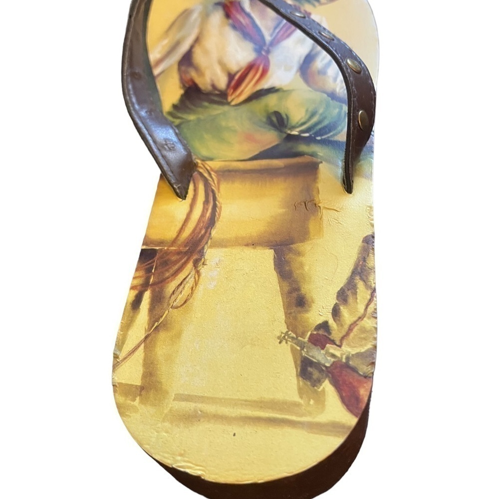 BAREBACK Kicker Flip Flop Built Up 1.25 Size 6 NEW - Picture 6 of 8